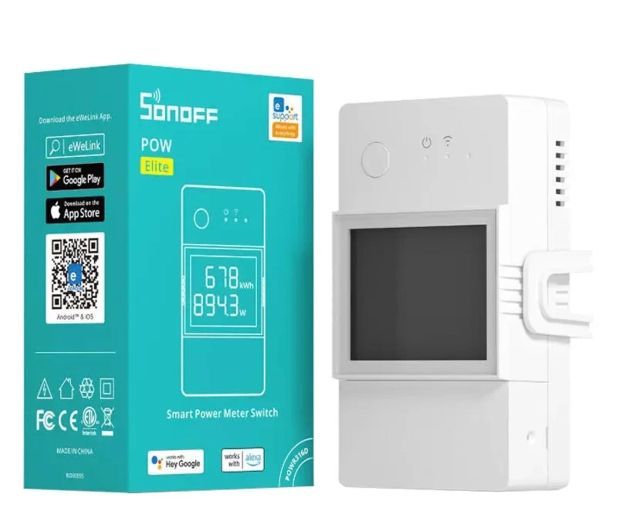 Sonoff Przełącznik WiFi POWR316D POW Elite - 1347499 - zdjęcie